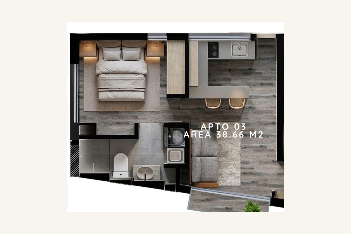 Apartamento tipo 3
